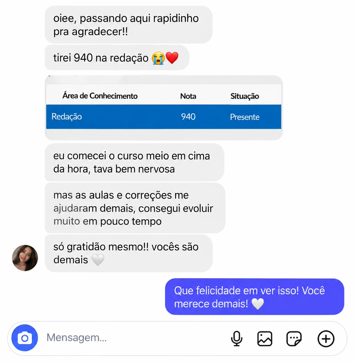 Depoimento de aluno 4